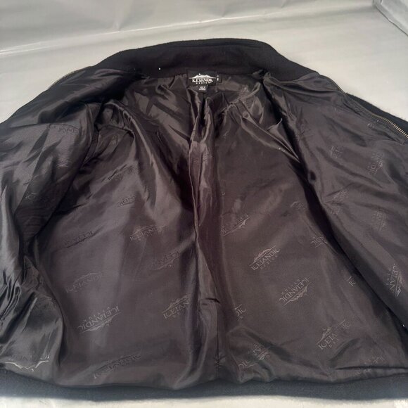 Icelandic Designs Wool Embroidered Jacket Women Floral Cottagecore Full Zip - Picture 9 of 16